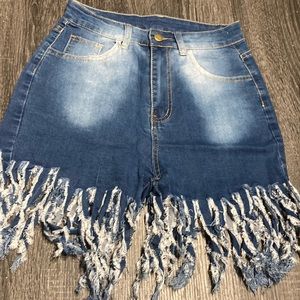 Daisy dukes Jean shorts